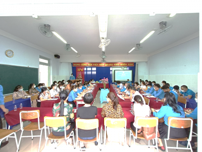 Công đoàn THCS Trần Bình Trọng tham dự Hội nghị Giao ban Quý 1/2022 – CĐCS Khối Trường học