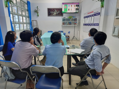 Trường THCS Trần Bình Trọng tham gia tập huấn bồi dưỡng giáo viên sử dụng sách giáo khoa lớp 7 năm học 2022 – 2023