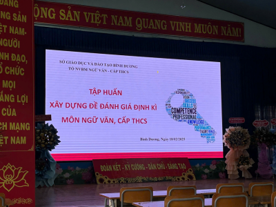 TRƯỜNG THCS TRẦN BÌNH TRỌNG THAM GIA TẬP HUẤN TĂNG CƯỜNG NĂNG LỰC THỰC HIỆN CHƯƠNG TRÌNH GIÁO DỤC PHỔ THÔNG 2018 MÔN NGỮ VĂN