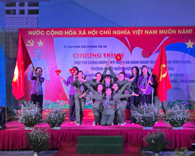 TRƯỜNG THCS TRẦN BÌNH TRỌNG THAM GIA HỘI THI "TUYÊN TRUYỀN CA KHÚC CÁCH MẠNG" DO PHƯỜNG TÂN AN TỔ CHỨC